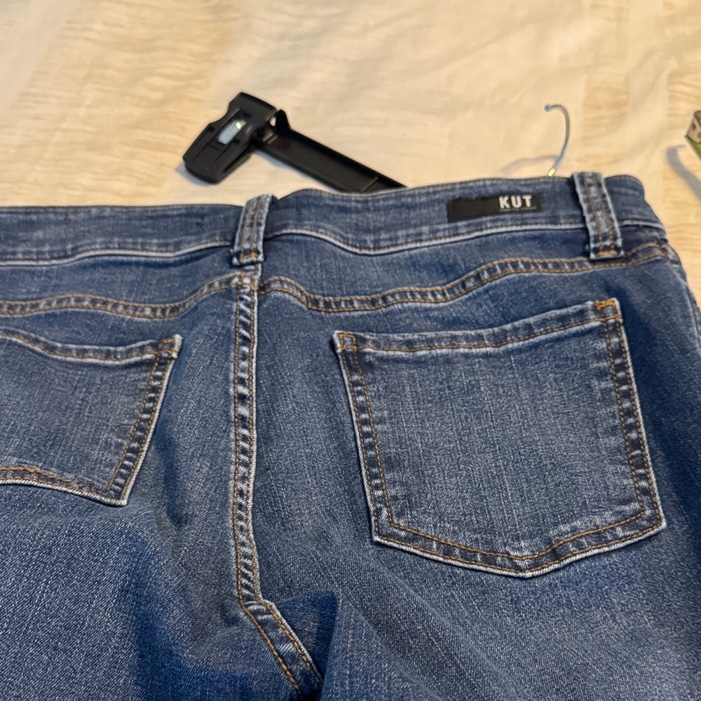 Kut from the Kloth Dark Blue Straight Leg Jeans - Picture 3 of 5